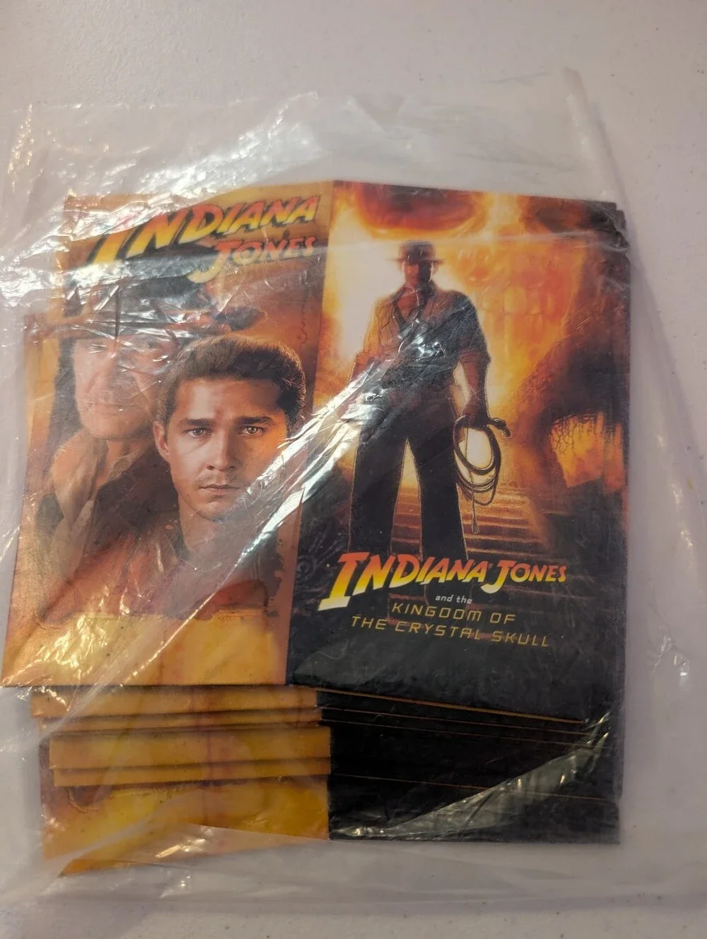 Indiana Jones Kingdom of Crystal Skull Popcorn Pop-Ups 7 Pack Harrison Ford